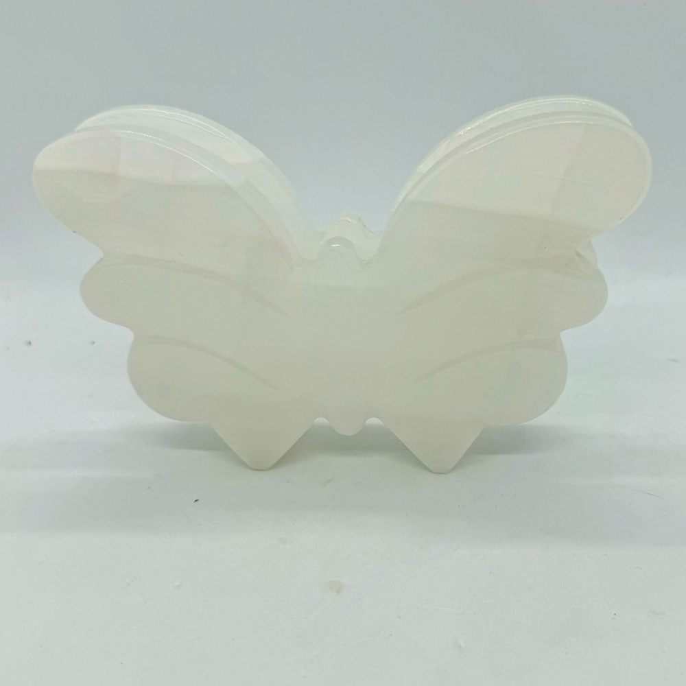Vintage White Onyx Butterfly Napkin holder